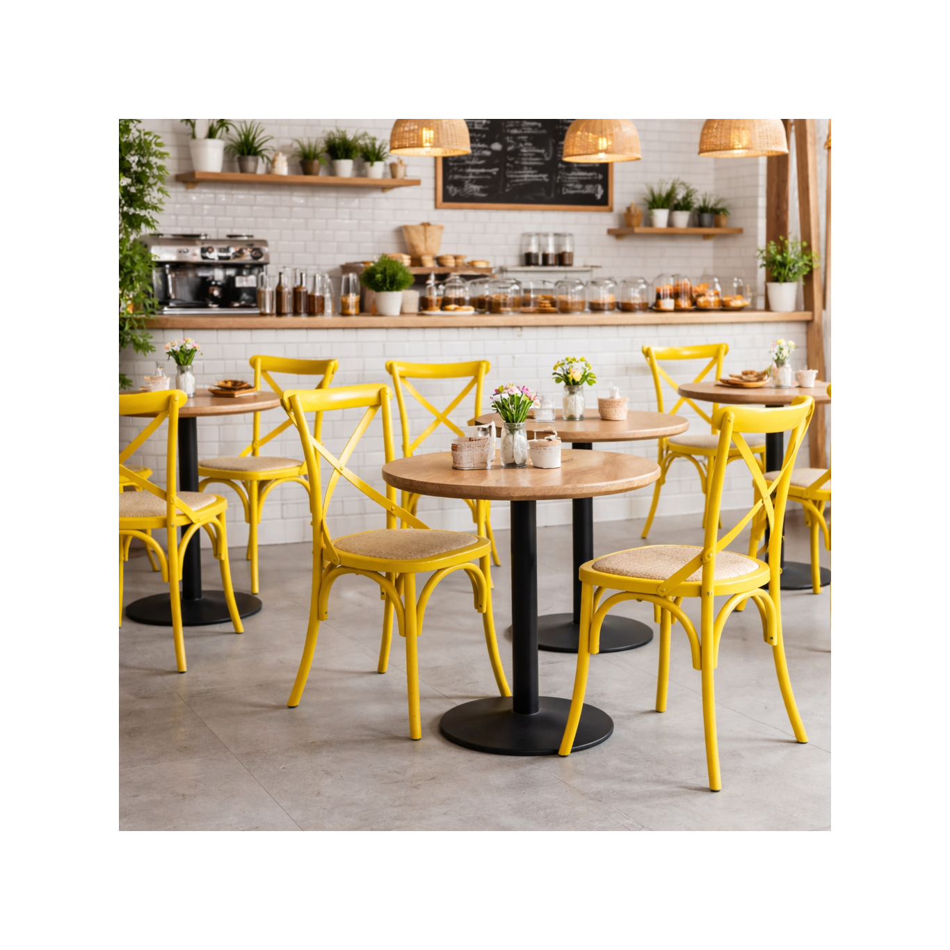 Chaise Bistrot couleur laqué - Image 36