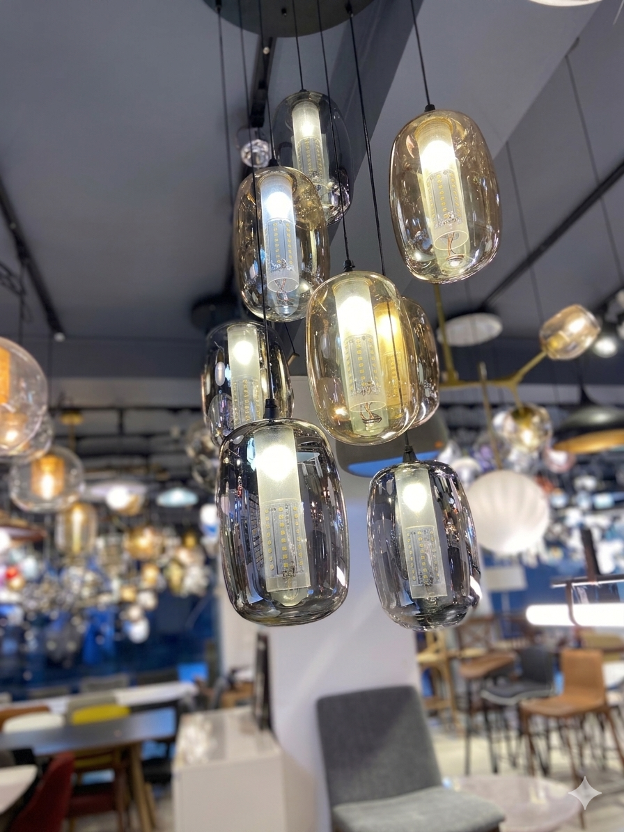 Suspension Design en Verre Double Diffuseur - Image 3