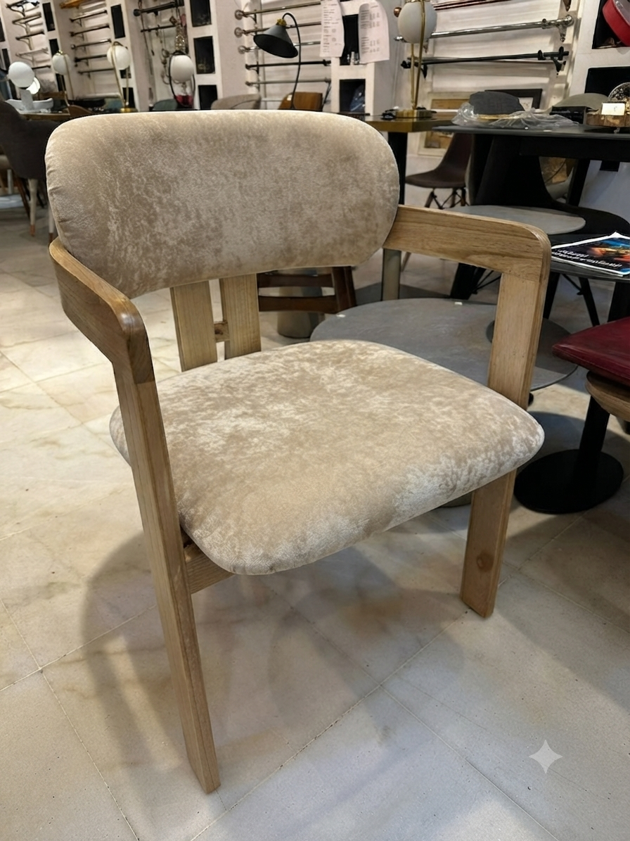 Chaise de salle à manger moderne avec accoudoirs - Image 4
