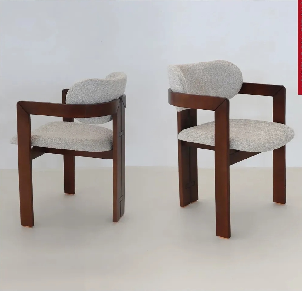 Chaise de salle à manger moderne avec accoudoirs - Image 19