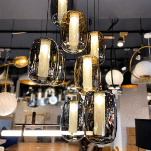 Suspension Design en Verre Double Diffuseur