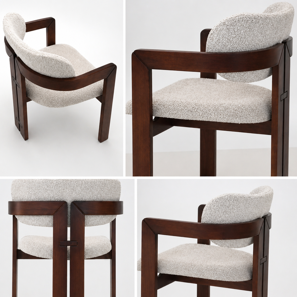 Chaise de salle à manger moderne avec accoudoirs - Image 20